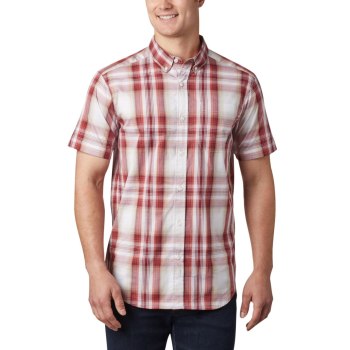 Columbia Rapid Rivers II Short Sleeve Big, Camisa Rojos Para Hombre | 490765-PLS